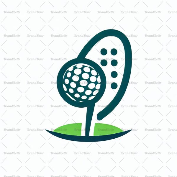 Golftee und Ball